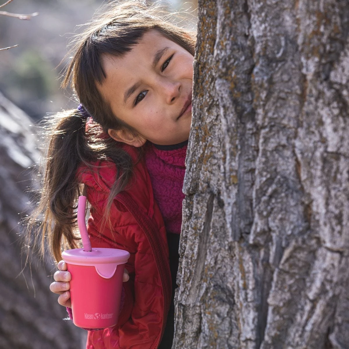 Klean Kanteen Kid's Cup 295ml W/Straw Lid Rouge Red 4 Klean Kanteen Kid's Cup 295ml W/Straw Lid Rouge Red - Image 2