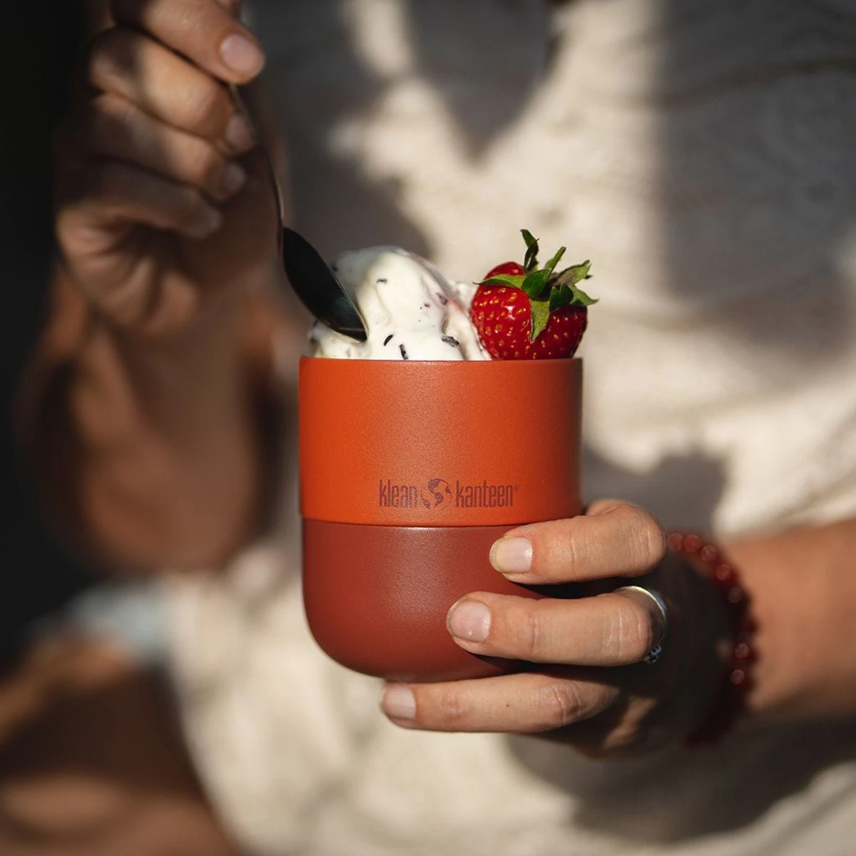Klean Kanteen Rise 280ml Lowball Tumbler W/Flip Lid Autumn Glaze 4 Klean Kanteen Rise 280ml Lowball Tumbler W/Flip Lid Autumn Glaze - Image 2