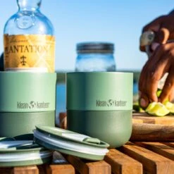 Klean Kanteen Rise 280ml Lowball Tumbler W/Flip Lid Sea Spray -Military1st Shop Klean Kanteen Rise 280ml Lowball Tumbler Flip Lid Sea Spray 2 1200x1200