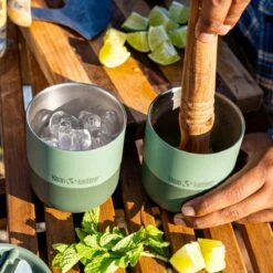 Klean Kanteen Rise 280ml Lowball Tumbler W/Flip Lid Sea Spray -Military1st Shop Klean Kanteen Rise 280ml Lowball Tumbler Flip Lid Sea Spray 3 1200x1200