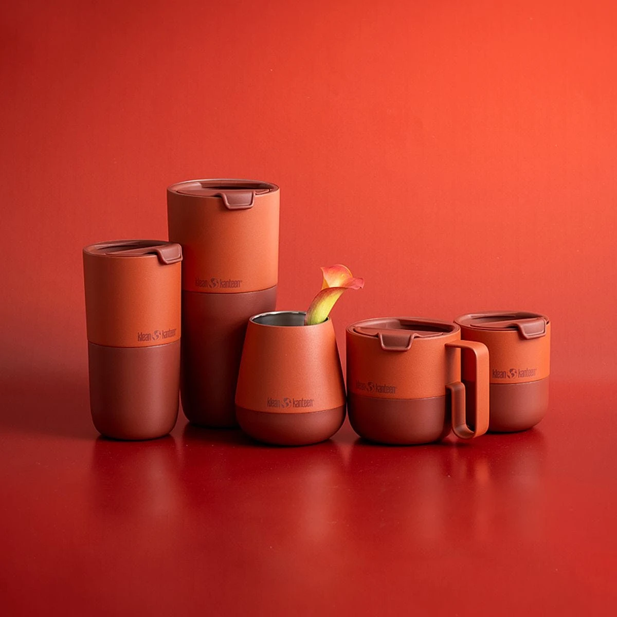 Klean Kanteen Rise 280ml Lowball Tumbler W/Flip Lid Autumn Glaze 6 Klean Kanteen Rise 280ml Lowball Tumbler W/Flip Lid Autumn Glaze - Image 4