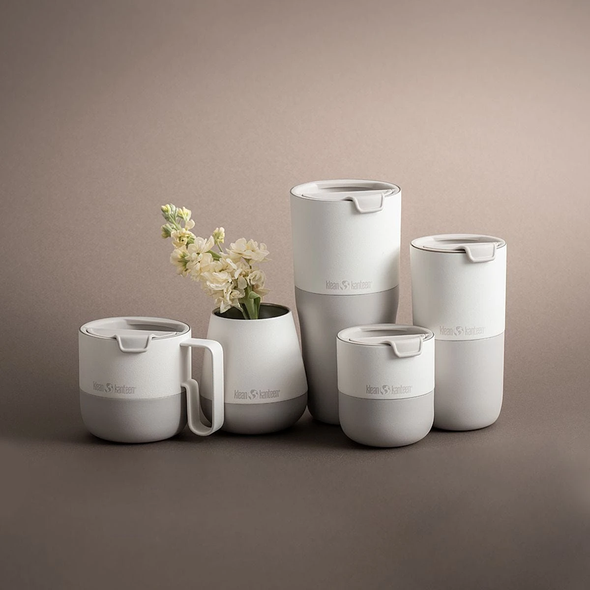 Klean Kanteen Rise 280ml Lowball Tumbler W/Flip Lid Tofu 6 Klean Kanteen Rise 280ml Lowball Tumbler W/Flip Lid Tofu - Image 4