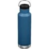 Klean Kanteen 592ml Classic Vacuum Insulated Bottle Loop Cap Real Teal