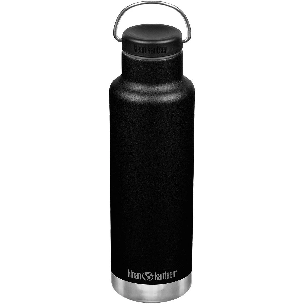 Klean Kanteen 592ml Classic Vacuum Insulated Bottle Loop Cap Black 3 Klean Kanteen 592ml Classic Vacuum Insulated Bottle Loop Cap Black