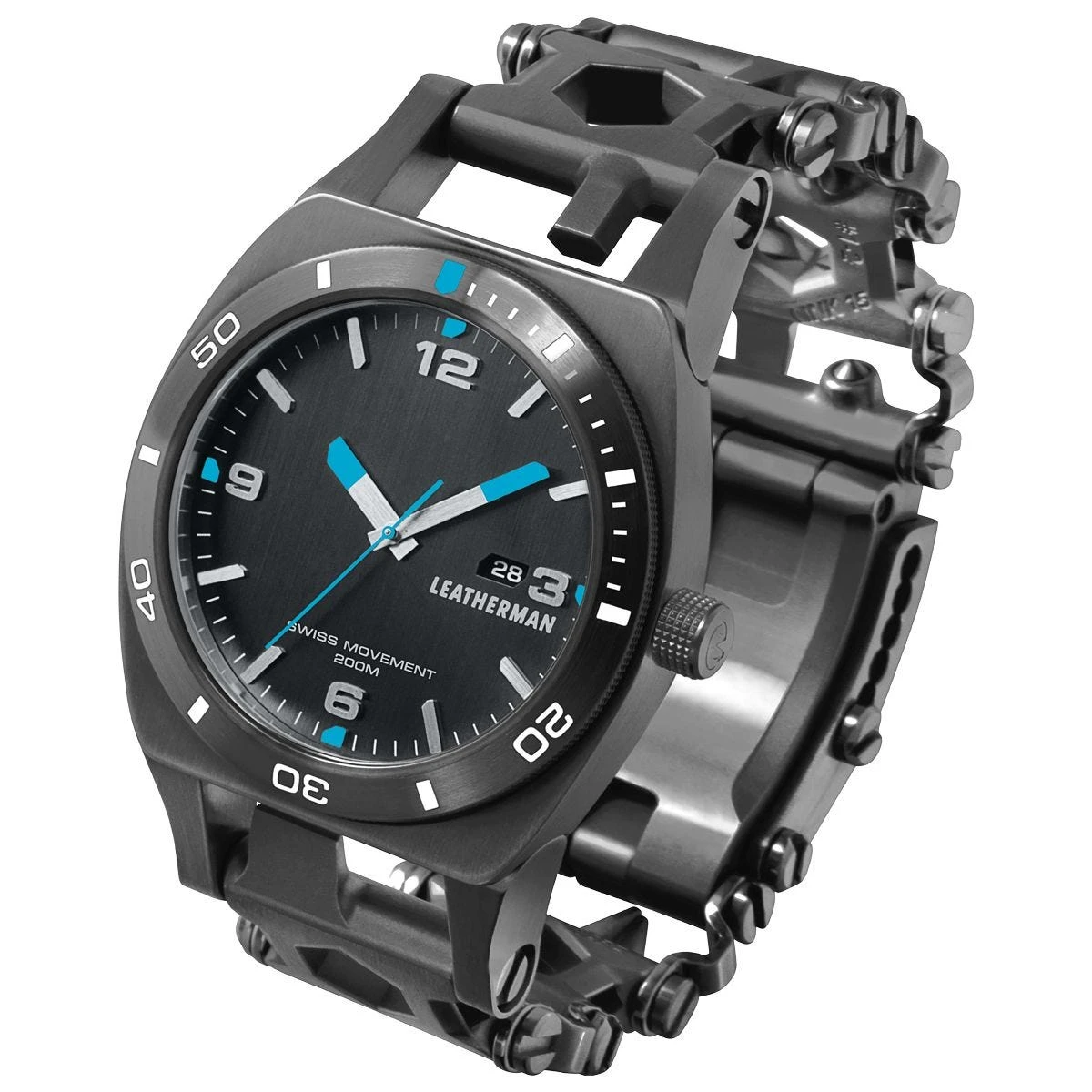 Leatherman Tread Tempo Watch Black 3 Leatherman Tread Tempo Watch Black