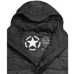 MFH Lined Vest With A Detachable Hood Black -Military1st Shop MFH 04155 Vest Lined Detachable Hood black 003