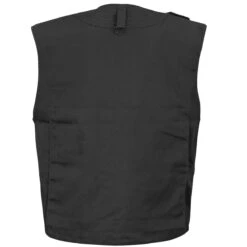 Fox Outdoor Heavy Vest Black -Military1st Shop MFH 04253A Outdoor Vest Heavy Version Black 003