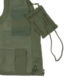 Fox Outdoor Microfibre Vest OD Green -Military1st Shop MFH 04303B Outdoor Vest Microfibre OD Green 003