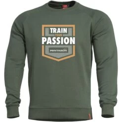 Pentagon Hawk Sweater Train Your Passion Camo Green