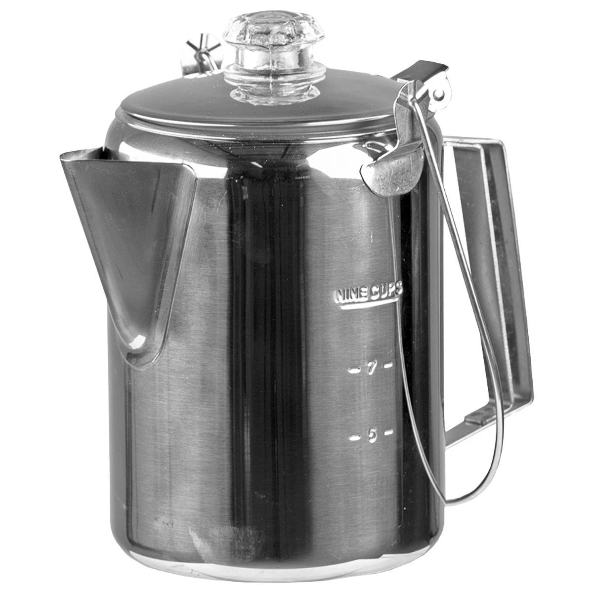 Mil-Tec Stainless Steel Coffee Pot With Percolator (9 Cups) 3 Mil-Tec Stainless Steel Coffee Pot With Percolator (9 Cups)