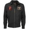 Mil-Tec Top Gun Flight Jacket Hornet Black -Military1st Shop Mil Tec Top Gun Flight Jacket Hornet Black 1 1200x1200