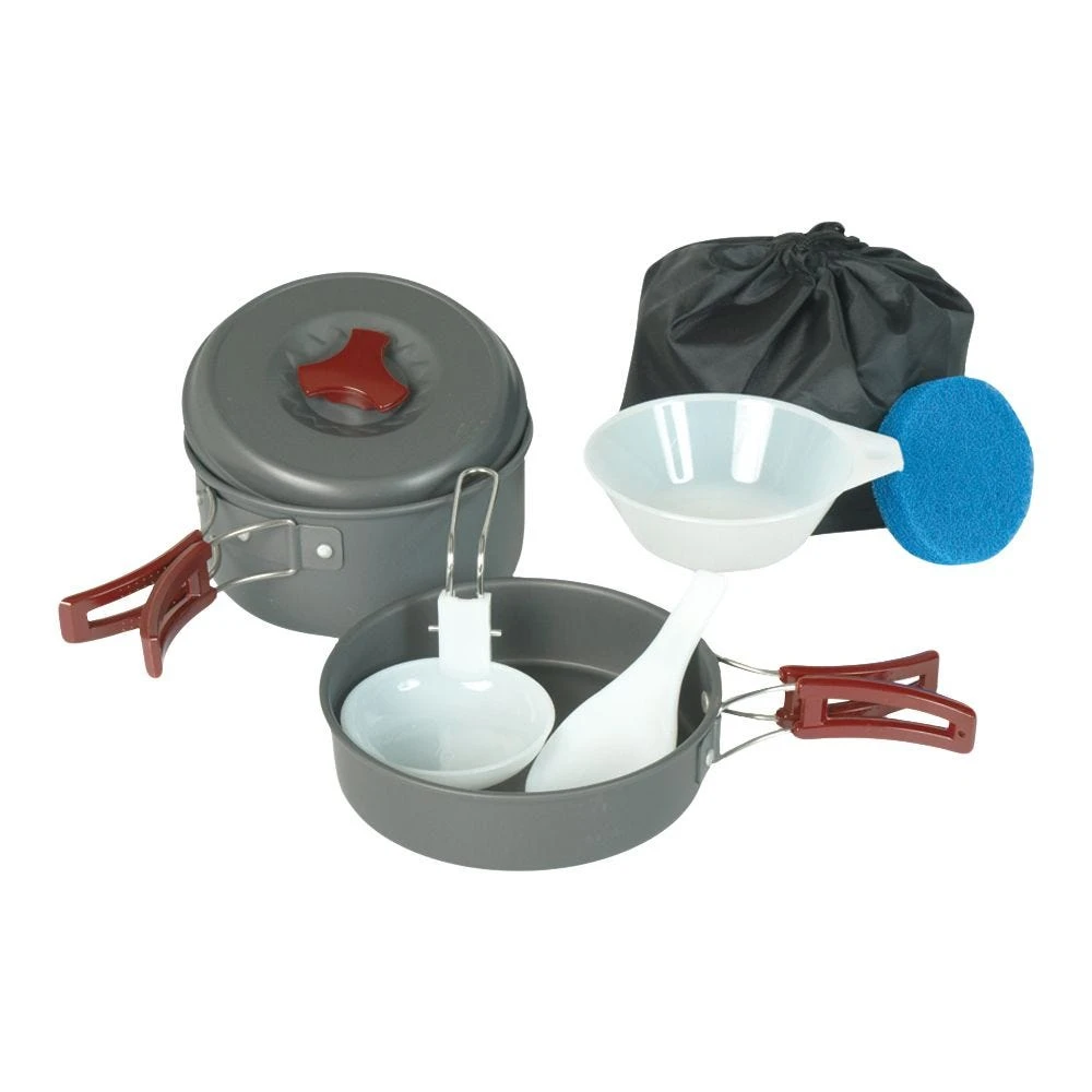 Mil-Tec Anodized Aluminium 1 Person Cook Set 3 Mil-Tec Anodized Aluminium 1 Person Cook Set
