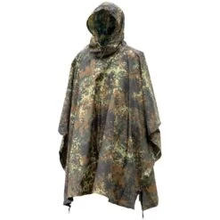 Mil-Tec Waterproof Poncho Ripstop Flecktarn