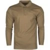 Mil-Tec Tactical Long Sleeve Quick Dry Polo Shirt Dark Coyote 1 Mil-Tec Tactical Long Sleeve Quick Dry Polo Shirt Dark Coyote -Military1st Shop Mil Tec Polo shirt darkcoyote 01 1001x1001