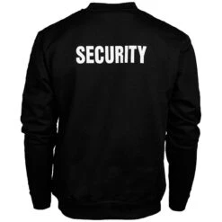 Mil-Tec SECURITY Print Sweatshirt Black -Military1st Shop Mil Tec Security Print Sweatshirt Black 02 2