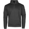 Mil-Tec Tactical Sweatshirt With Zipper Black