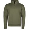 Mil-Tec Tactical Sweatshirt With Zipper Ranger Green -Military1st Shop Mil Tec Sweatshirt RangerGreen 01 1001x1001