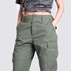 MFH Ladies Ripstop Trousers Olive -Military1st Shop OLIVE CARGO WOMEN 12 07 02