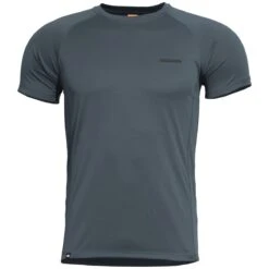 Pentagon Body Shock T-Shirt Charcoal Blue