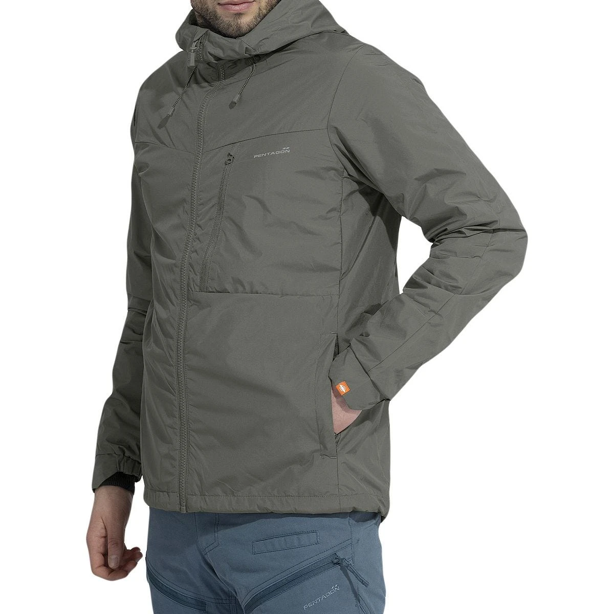Pentagon Anemos Windbreaker Jacket Cinder Grey 4 Pentagon Anemos Windbreaker Jacket Cinder Grey - Image 2