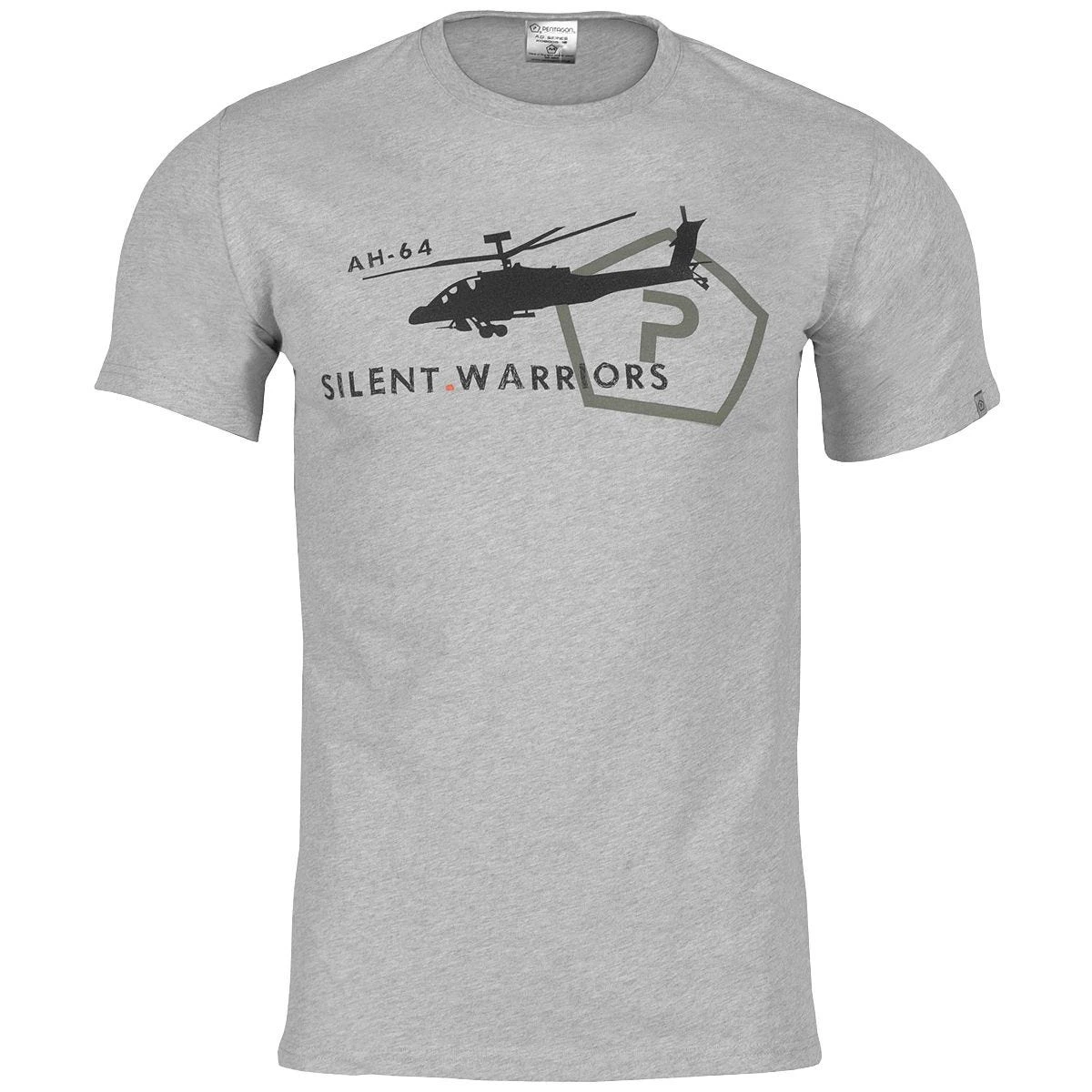 Pentagon Ring Spun Helicopter T-Shirt Melange