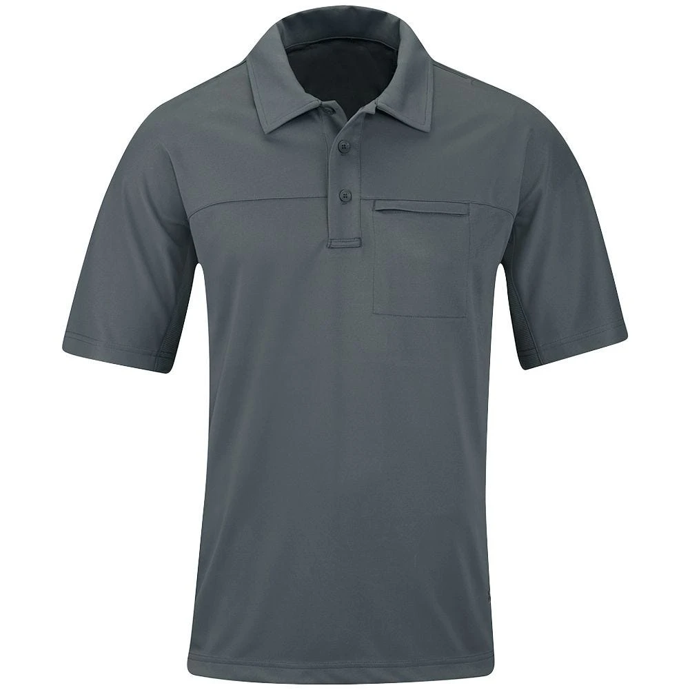 Propper Men's HLX Polo Short Sleeve Charcoal 4 Propper Men's HLX Polo Short Sleeve Charcoal - Image 2