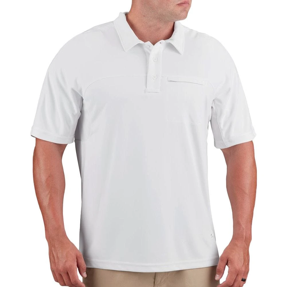 Propper Men's HLX Polo Short Sleeve White 3 Propper Men's HLX Polo Short Sleeve White