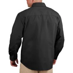 Propper Men's HLX Shirt Long Sleeve Black -Military1st Shop Propper HLX Shirt LS Black 4 1001x1001