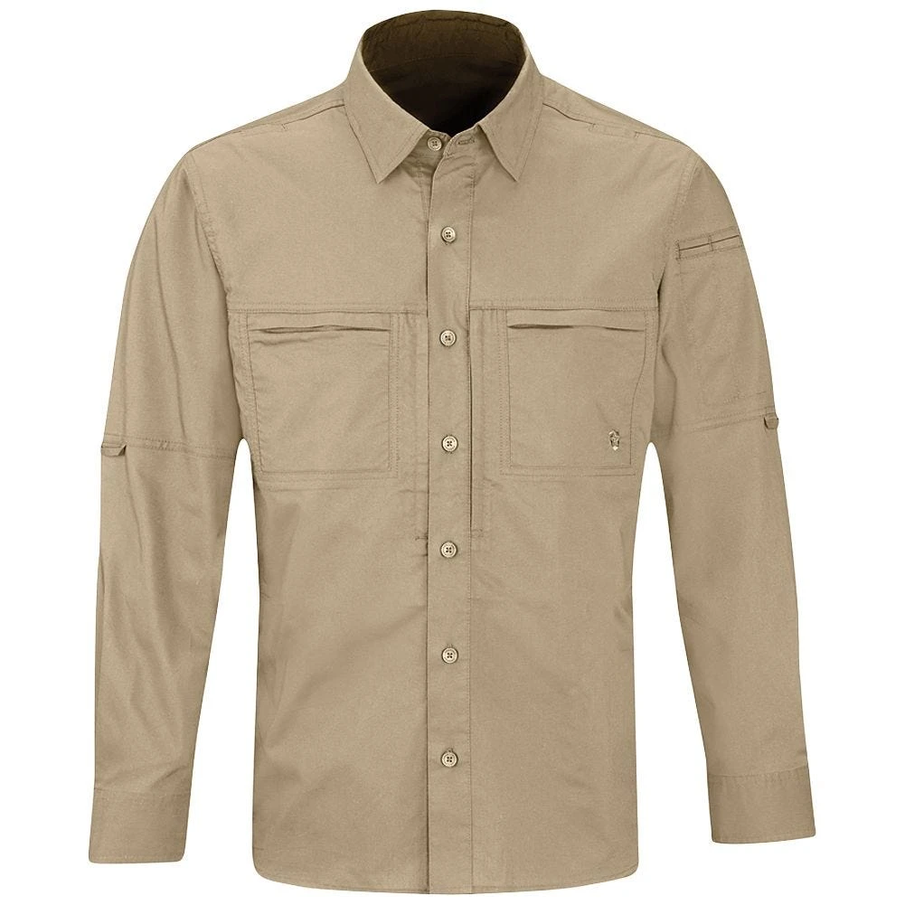 Propper Men's HLX Shirt Long Sleeve Khaki 3 Propper Men's HLX Shirt Long Sleeve Khaki