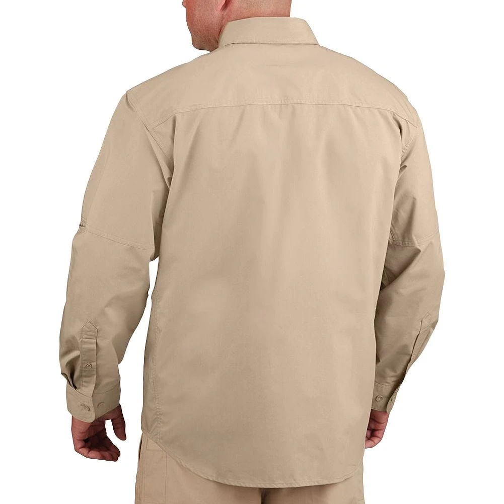 Propper Men's HLX Shirt Long Sleeve Khaki 5 Propper Men's HLX Shirt Long Sleeve Khaki - Image 3