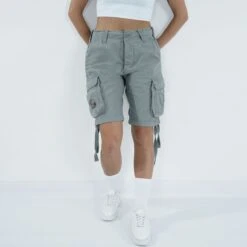 Surplus Ladies Airborne Vintage Shorts Grey
