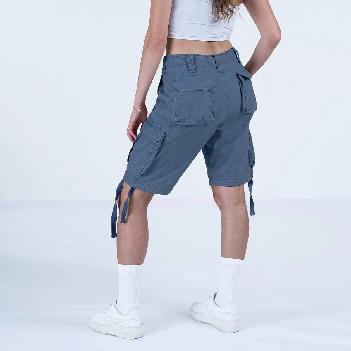 Surplus Ladies Airborne Vintage Shorts Navy 6 Surplus Ladies Airborne Vintage Shorts Navy - Image 4