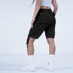 Surplus Ladies Airborne Vintage Shorts Washed Black -Military1st Shop SURPLUS W 07 3598 63 BLACK 12