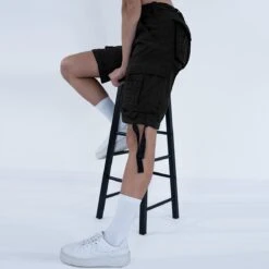 Surplus Ladies Airborne Vintage Shorts Washed Black -Military1st Shop SURPLUS W 07 3598 63 BLACK 14