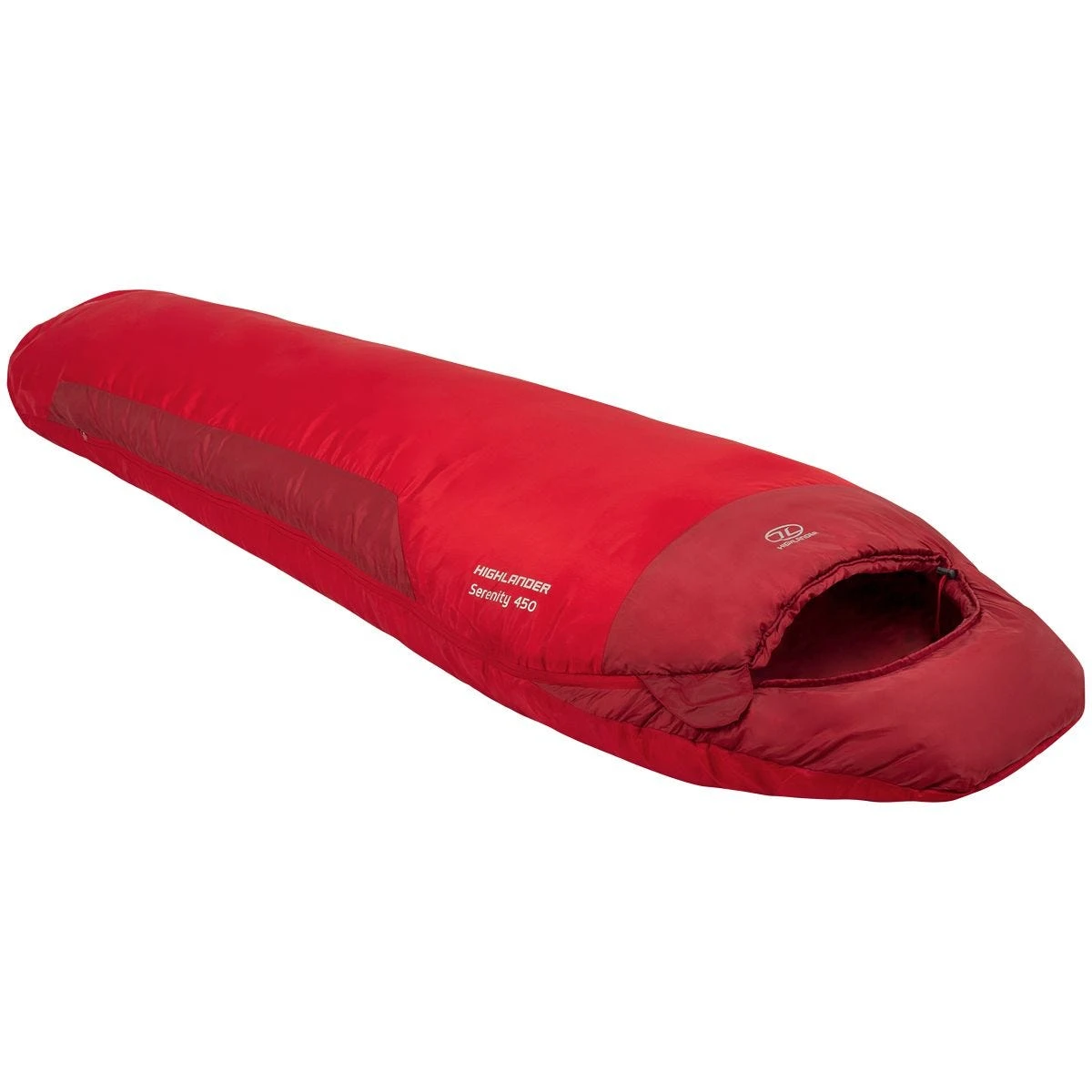 Highlander Serenity 450 Mummy Sleeping Bag Red 3 Highlander Serenity 450 Mummy Sleeping Bag Red