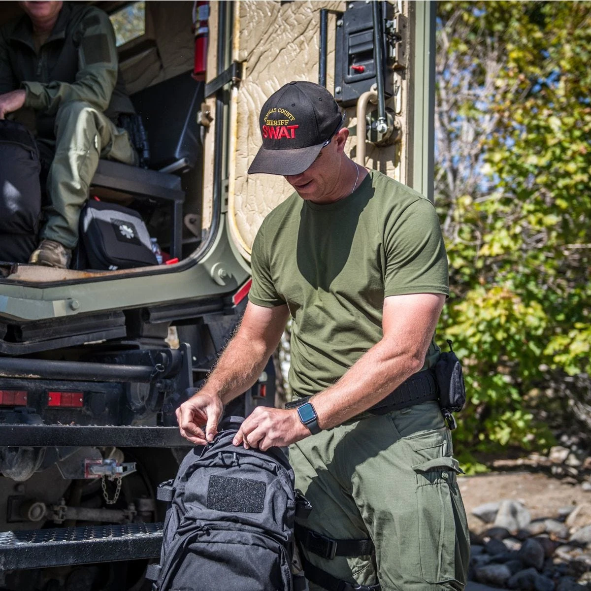 Helikon T-Shirt Slim Khaki 7 Helikon T-Shirt Slim Khaki - Image 5