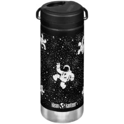 Klean Kanteen TKWide 355ml Insulated Bottle Twist Cap W/Straw Astronauts -Military1st Shop TKWide Astro TC 03