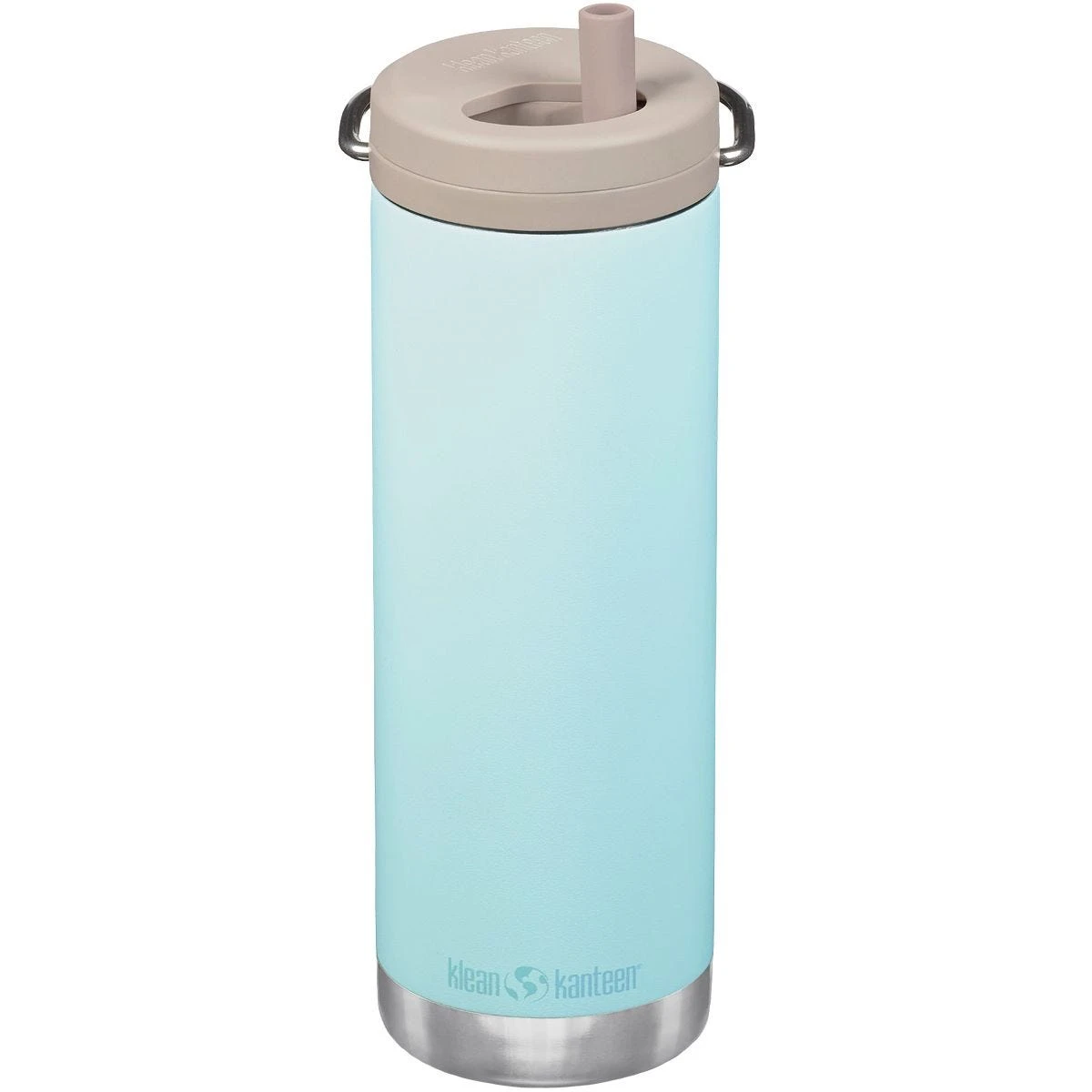 Klean Kanteen TKWide 592ml Insulated Bottle Twits Cap W/Straw Blue Tint 3 Klean Kanteen TKWide 592ml Insulated Bottle Twits Cap W/Straw Blue Tint