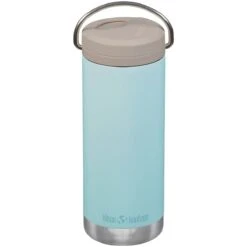 Klean Kanteen TKWide 473ml Insulated Bottle Twist Cap W/Straw Blue Tint -Military1st Shop TKWide Blue Tint TC 02
