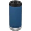 Klean Kanteen TKWide 355ml Insulated Bottle Cafe Cap Real Teal