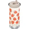 Klean Kanteen TKWide 355ml Insulated Bottle Twist Cap W/Straw Strawberries -Military1st Shop TKWide Strawberries TC 01