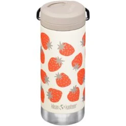 Klean Kanteen TKWide 355ml Insulated Bottle Twist Cap W/Straw Strawberries 6 Klean Kanteen TKWide 355ml Insulated Bottle Twist Cap W/Straw Strawberries -Military1st Shop TKWide Strawberries TC 02