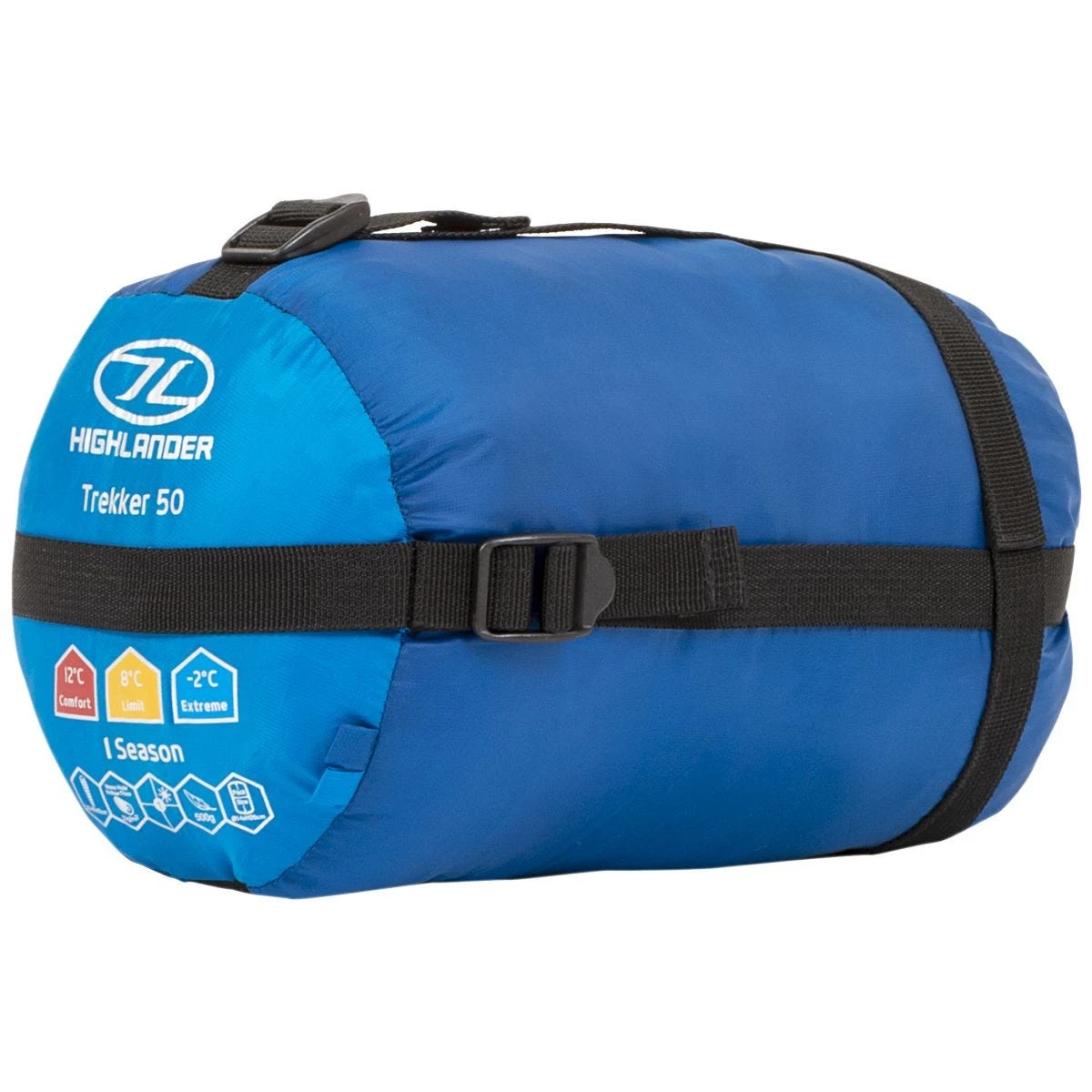 Highlander Trekker 50 Mummy Sleeping Bag Blue 7 Highlander Trekker 50 Mummy Sleeping Bag Blue - Image 5