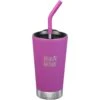 Klean Kanteen 473ml Tumbler Vacuum Insulated Straw Lid Berry Bright -Military1st Shop Tumbler 16oz Berry 01