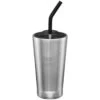 Klean Kanteen 473ml Tumbler Vacuum Insulated Straw Lid Brushed Stainless -Military1st Shop Tumbler 16oz Stainless Steel 01