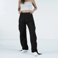 Brandit Ladies Pure Vintage Trousers Black
