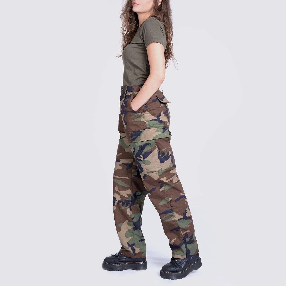 MFH Ladies Ripstop Trousers Woodland 5 MFH Ladies Ripstop Trousers Woodland - Image 3