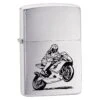 Zippo Motorcycle Brushed Chrome 2 Zippo Motorcycle Brushed Chrome -Military1st Shop Z200BIKE Zippo Motorcycle Brushed Chrome 1