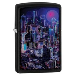 Zippo Cyberpunk Lighter Black Matte