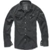 Brandit SlimFit Shirt Black -Military1st Shop brandit Shirt Slim MEN BLACK ALL 1